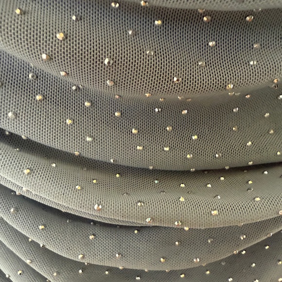 Lovely Day Gray/Blue Ruched Fancy Dress - Picture 5 of 6